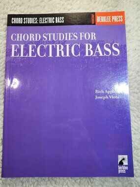 Berklee Press Chord Studies for Electric Bass Rich Appleman Joseph Viola Book